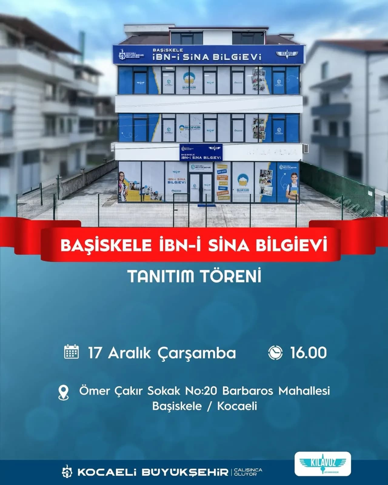 Başiskele'de Yeni Nesil Eğitim Merkezi: İbn-i Sina Bilgievi Açılıyor Başiskele'de Yeni Nesil Eğitim Merkezi: İbn-i Sina Bilgievi Açılıyor
