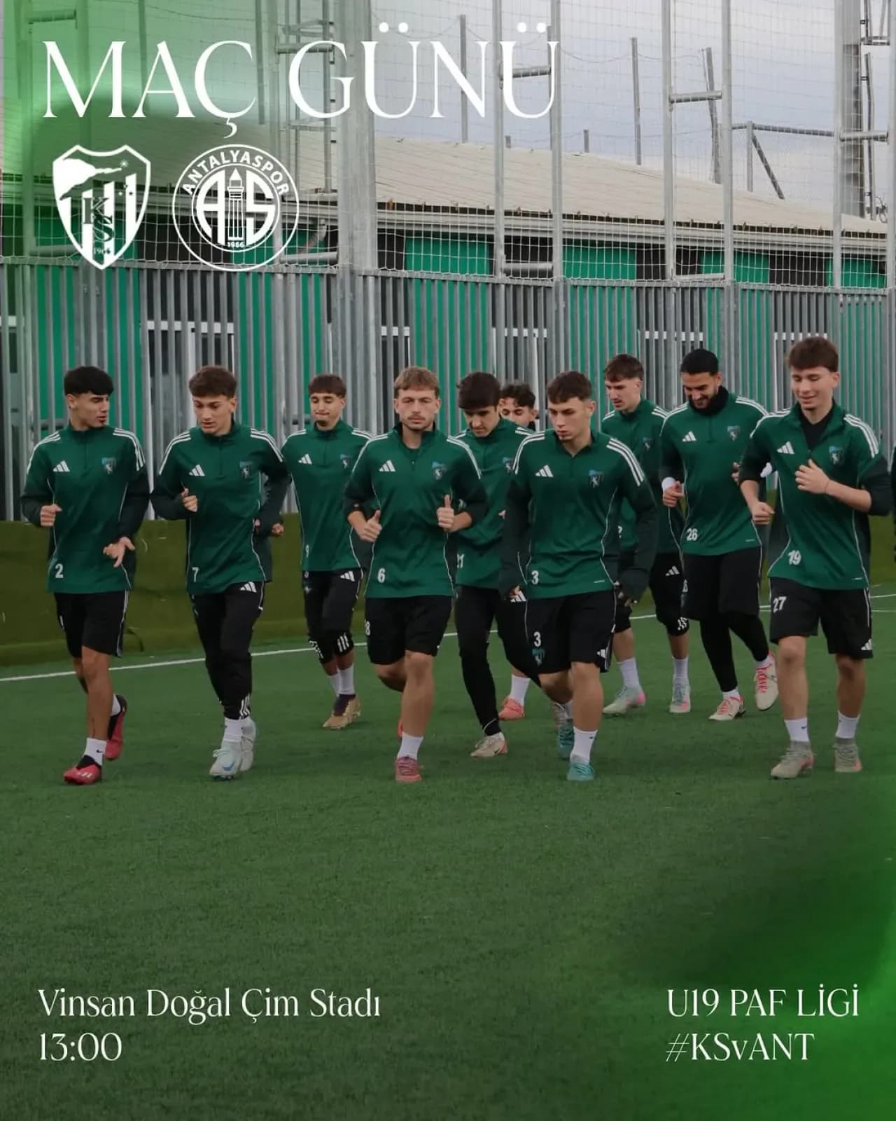 Kocaelispor U19 Takımı, Antalyaspor ile Vinsan Stadı'nda Karşılaşacak Kocaelispor U19 Takımı, Antalyaspor ile Vinsan Stadı'nda Karşılaşacak