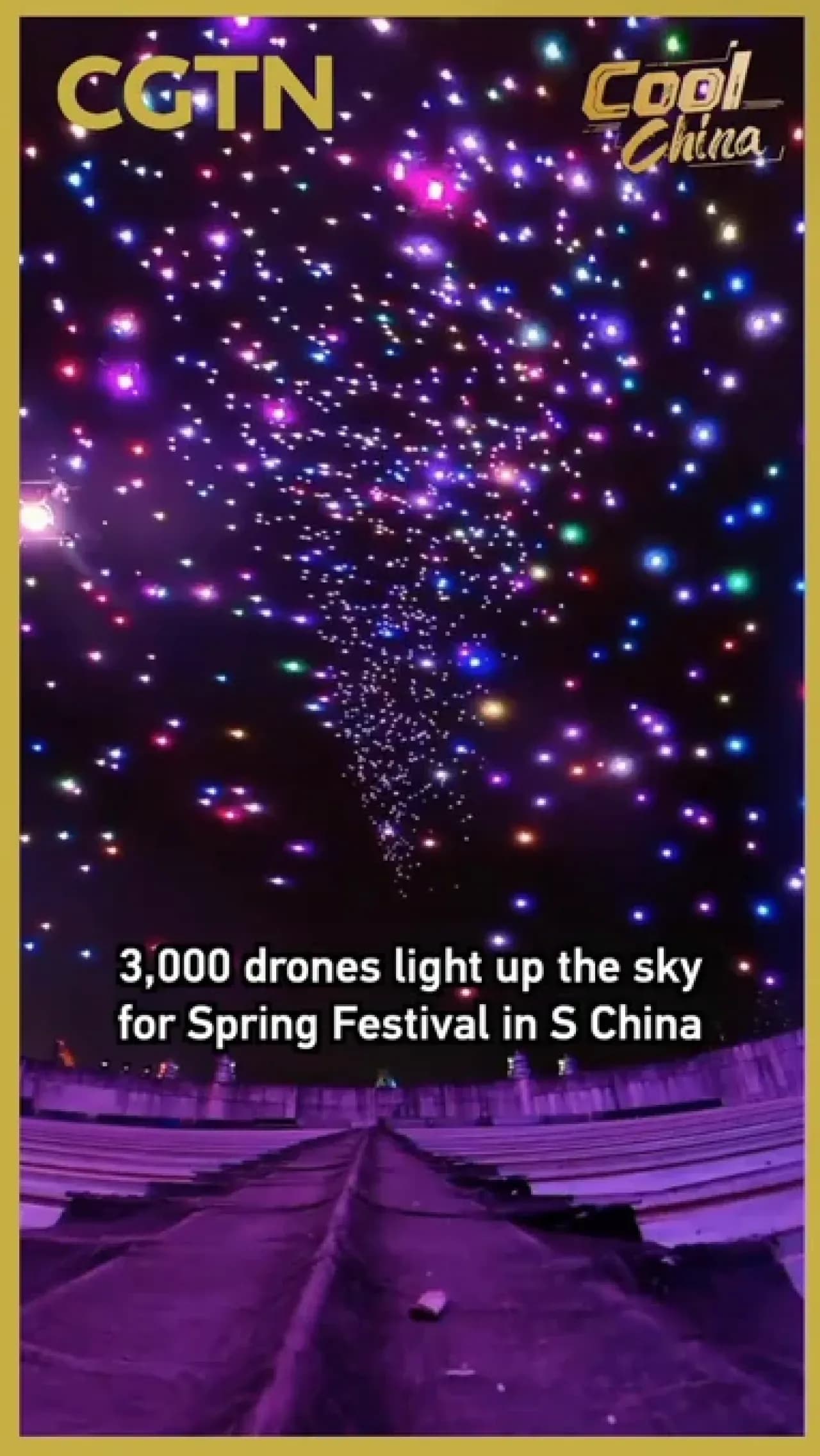 Güney Çin'de 3.000 İnsansız Hava Aracı Bahar Festivali'nde Gökyüzünü Aydınlattı Güney Çin'de 3.000 İnsansız Hava Aracı Bahar Festivali'nde Gökyüzünü Aydınlattı