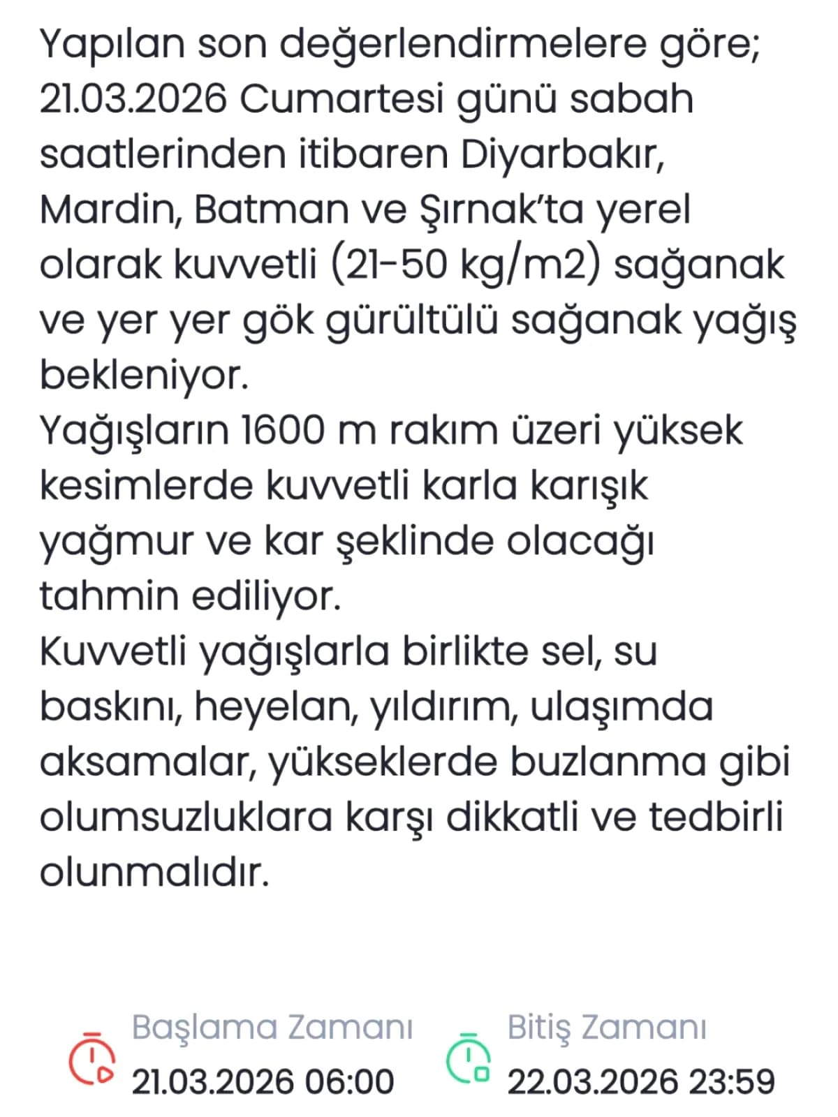 Güneydoğu'da Hafta Sonu Alarm: 4 İl İçin Kuvvetli Yağış Uyarısı Güneydoğu'da Hafta Sonu Alarm: 4 İl İçin Kuvvetli Yağış Uyarısı