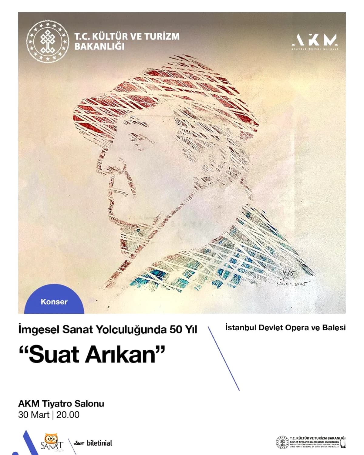 Suat Arıkan'ın 50 Yıllık Sanat Serüveni İzleyiciyle Buluşuyor Suat Arıkan'ın 50 Yıllık Sanat Serüveni İzleyiciyle Buluşuyor