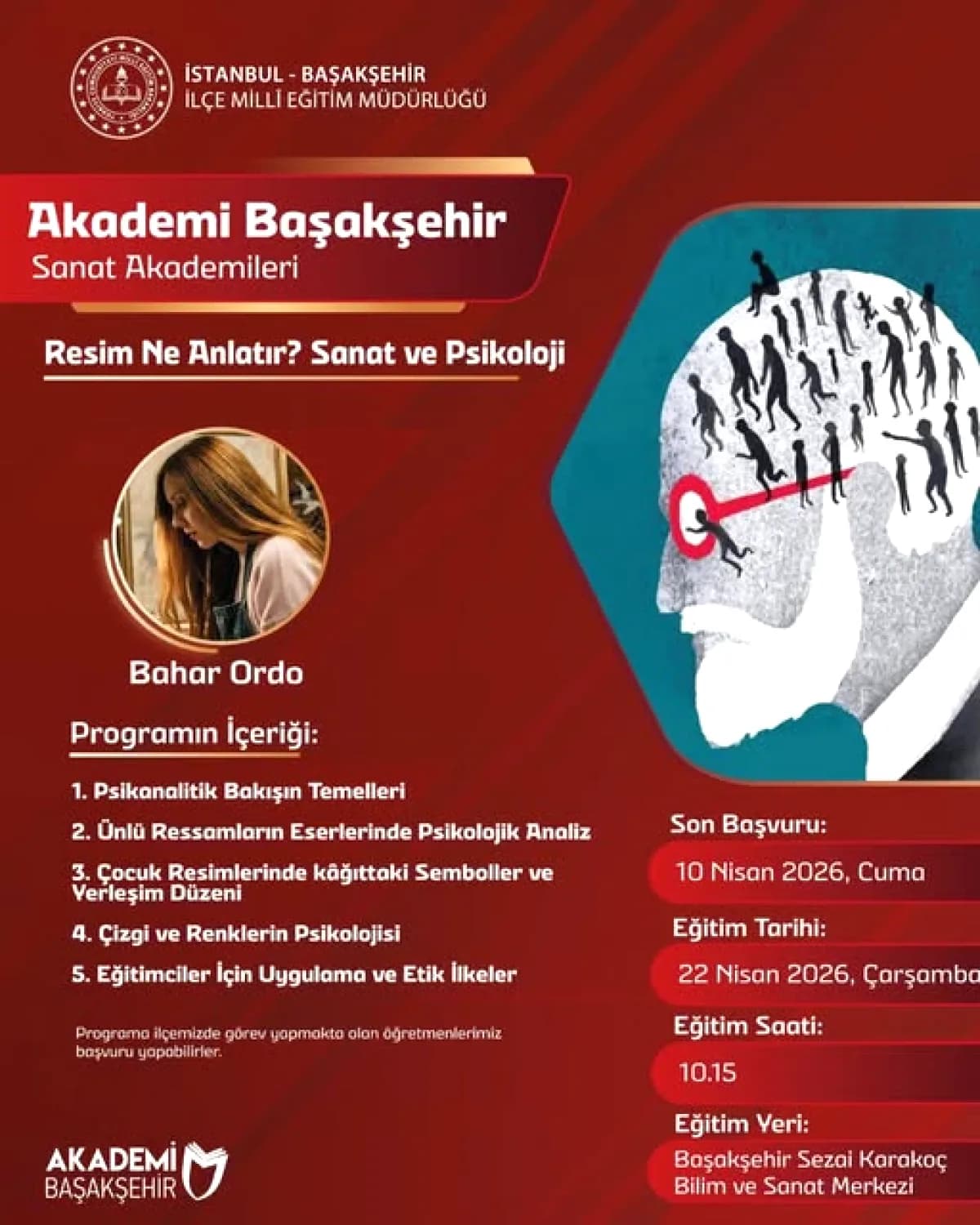 Başakşehir'den Öğretmenlere Özel Sanat Akademisi: "Resim Ne Anlatır?" Başakşehir'den Öğretmenlere Özel Sanat Akademisi: "Resim Ne Anlatır?"