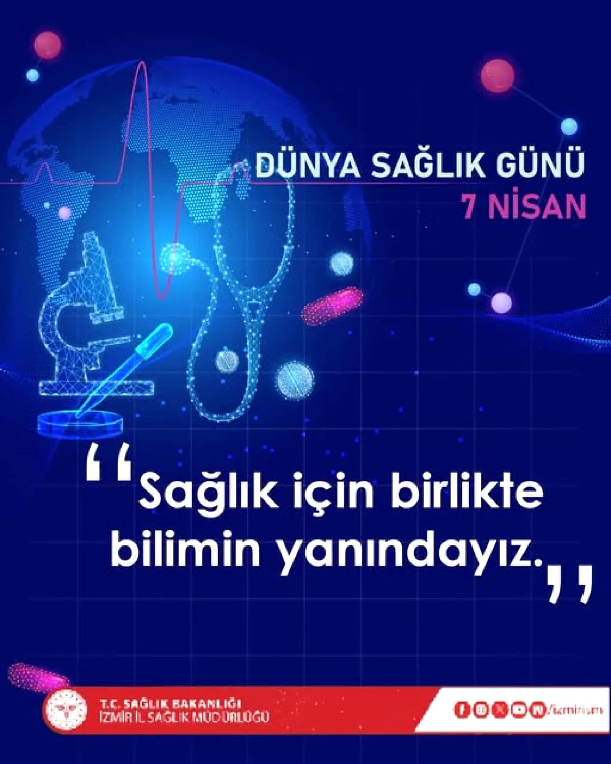 İzmir'den Dünya Sağlık Günü Mesajı: "Sağlığınız En Büyük Hazineniz" İzmir'den Dünya Sağlık Günü Mesajı: "Sağlığınız En Büyük Hazineniz"