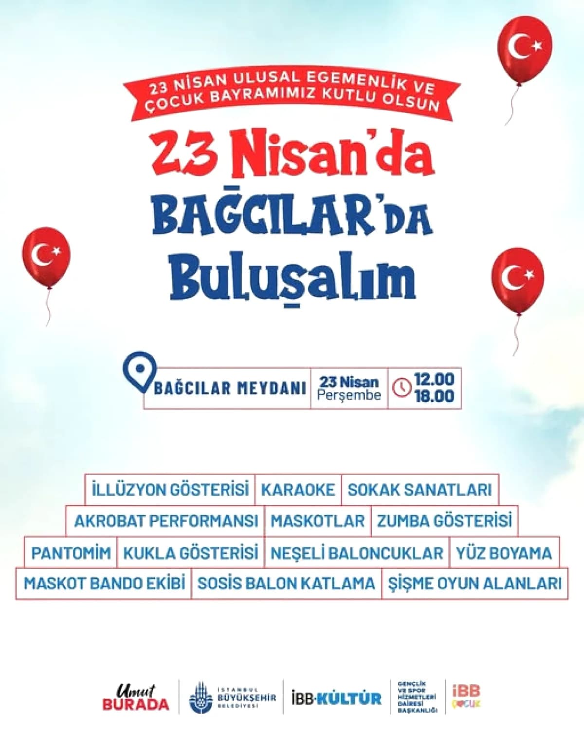 İBB, 23 Nisan'da İstanbul'u Çocuk Şenliğine Çeviriyor İBB, 23 Nisan'da İstanbul'u Çocuk Şenliğine Çeviriyor