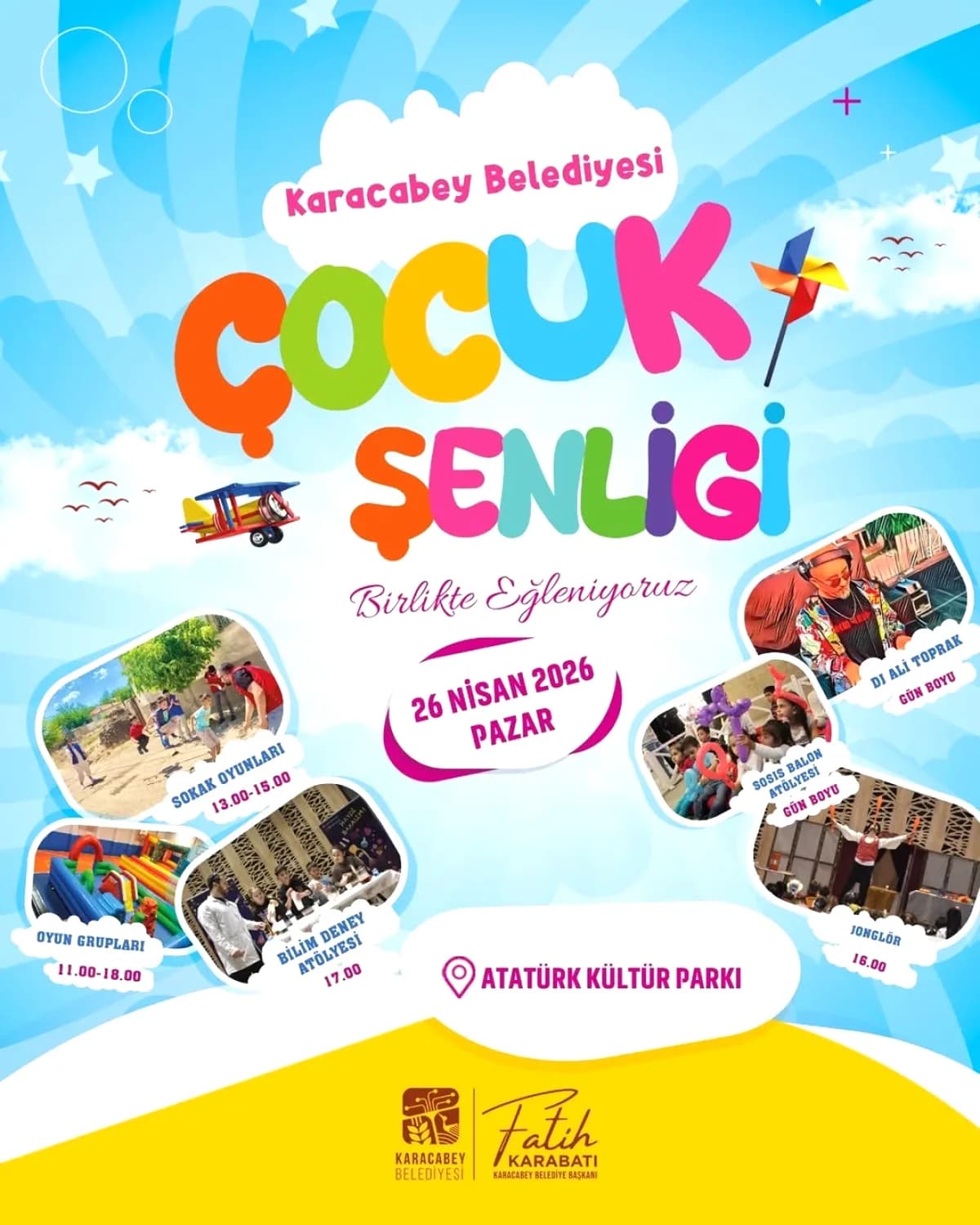 Karacabey'de 23 Nisan Coşkusu: Çocuk Şenliği 26 Nisan'da Karacabey'de 23 Nisan Coşkusu: Çocuk Şenliği 26 Nisan'da