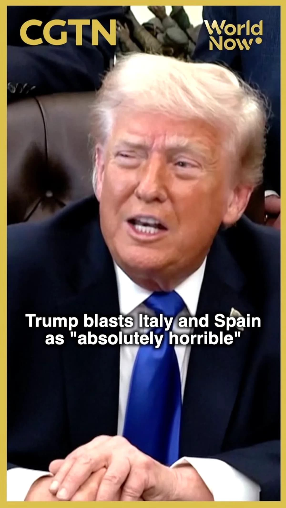 Trump, İtalya ve İspanya'yı NATO Desteği Konusunda Sert Eleştirdi Trump, İtalya ve İspanya'yı NATO Desteği Konusunda Sert Eleştirdi