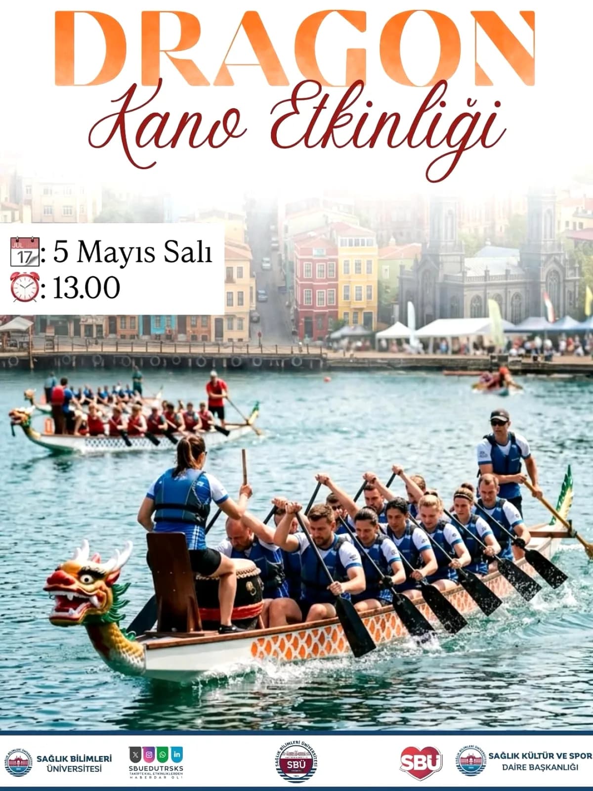 Haliç'te Dragon Kano Günü: SBÜ Spor Kulübü Bahar Etkinliği İçin Son Kayıtlar Haliç'te Dragon Kano Günü: SBÜ Spor Kulübü Bahar Etkinliği İçin Son Kayıtlar