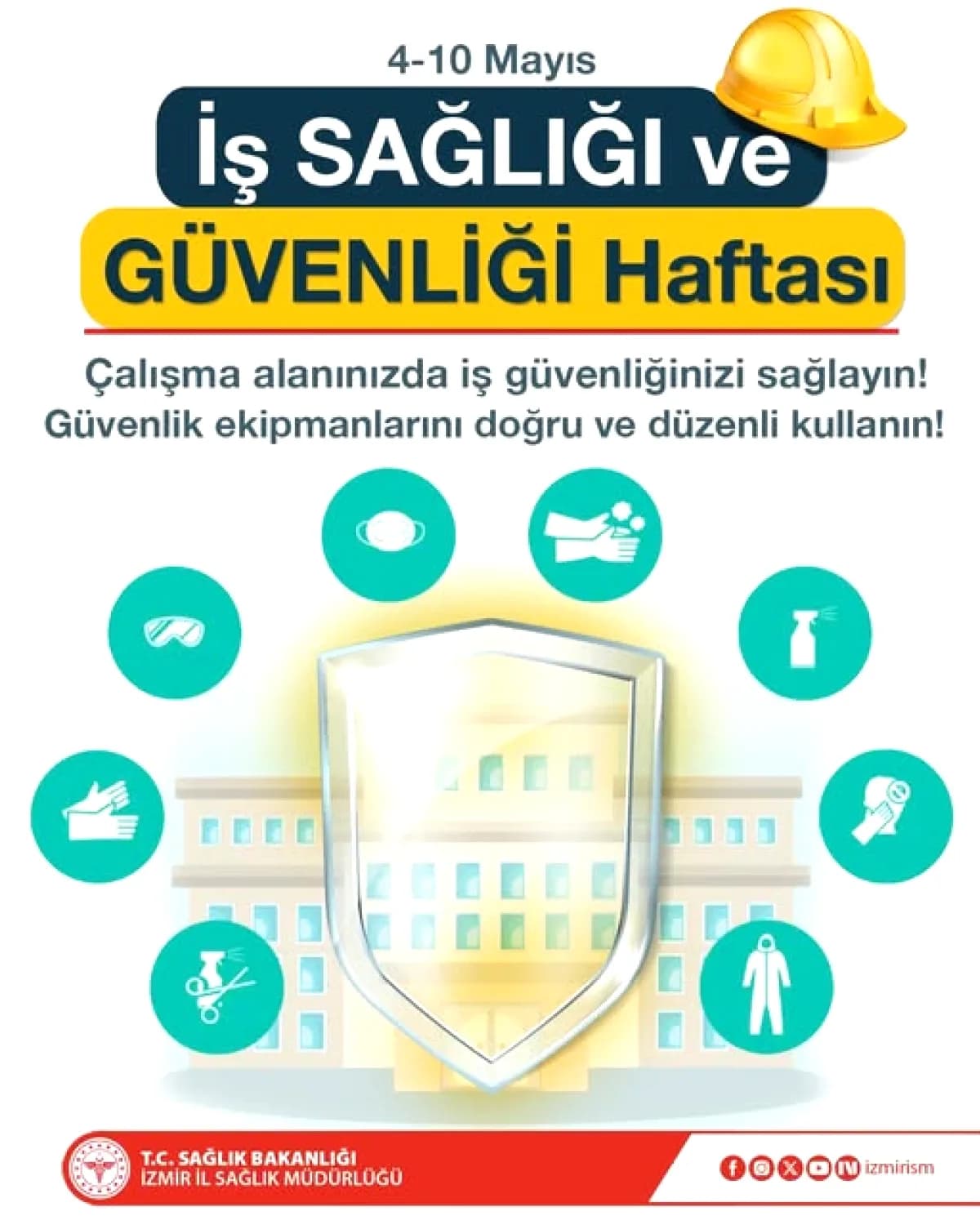 İzmir'de İş Sağlığı ve Güvenliği Haftası Başladı: Farkındalık Vurgusu İzmir'de İş Sağlığı ve Güvenliği Haftası Başladı: Farkındalık Vurgusu