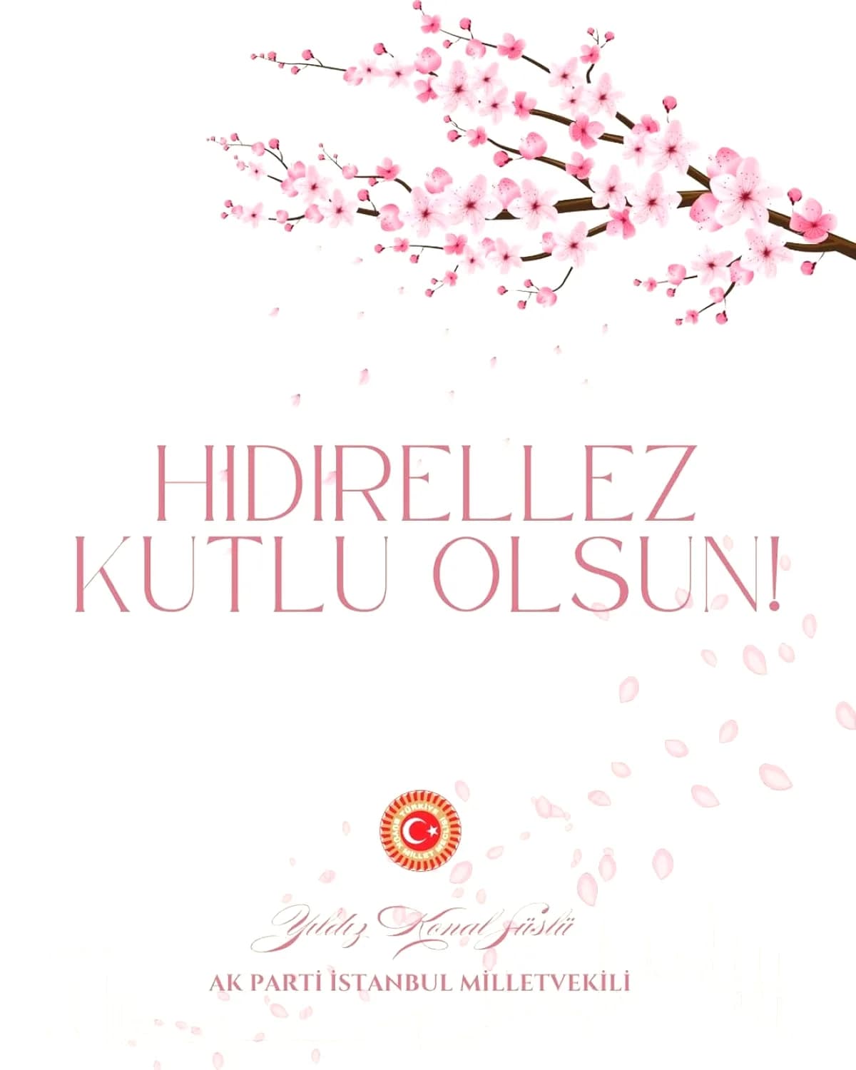 AK Parti Milletvekili Yıldız Konal Süslü'den Hıdırellez Mesajı AK Parti Milletvekili Yıldız Konal Süslü'den Hıdırellez Mesajı