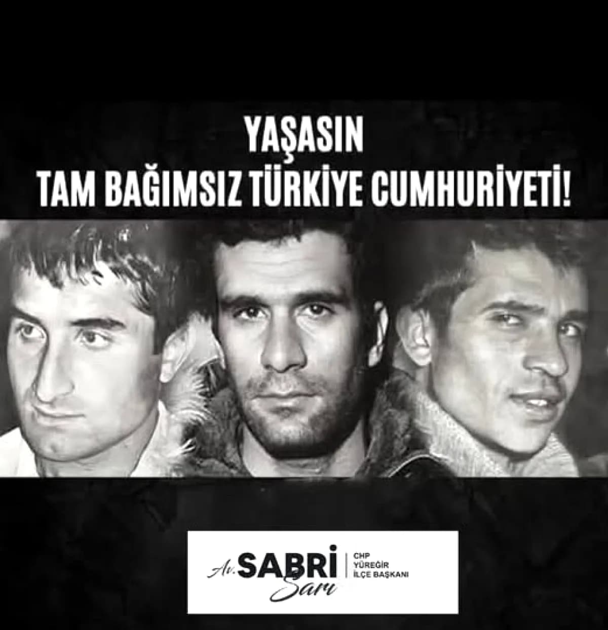 Yüreğir CHP'den 6 Mayıs Mesajı: 'Tam Bağımsız Türkiye İçin Mücadele Edenleri Anıyoruz' Yüreğir CHP'den 6 Mayıs Mesajı: 'Tam Bağımsız Türkiye İçin Mücadele Edenleri Anıyoruz'