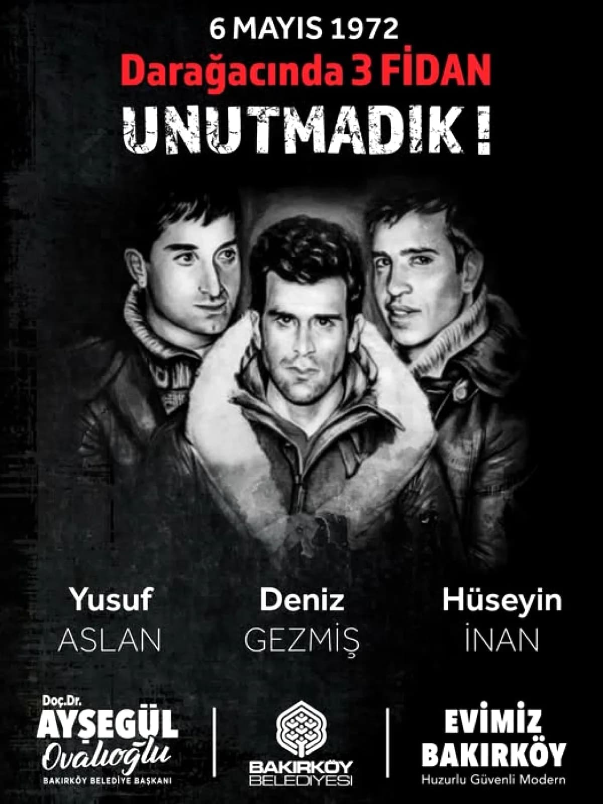 Bakırköy Belediye Başkanı Ovalıoğlu'ndan 6 Mayıs Anma Mesajı Bakırköy Belediye Başkanı Ovalıoğlu'ndan 6 Mayıs Anma Mesajı