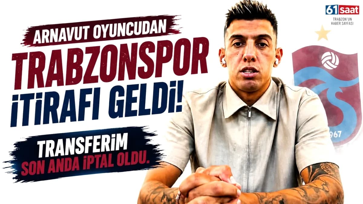Uzuni'den Trabzonspor İtirafı: "Her Şey Hazırdı, Son Anda Çöktü" Uzuni'den Trabzonspor İtirafı: "Her Şey Hazırdı, Son Anda Çöktü"