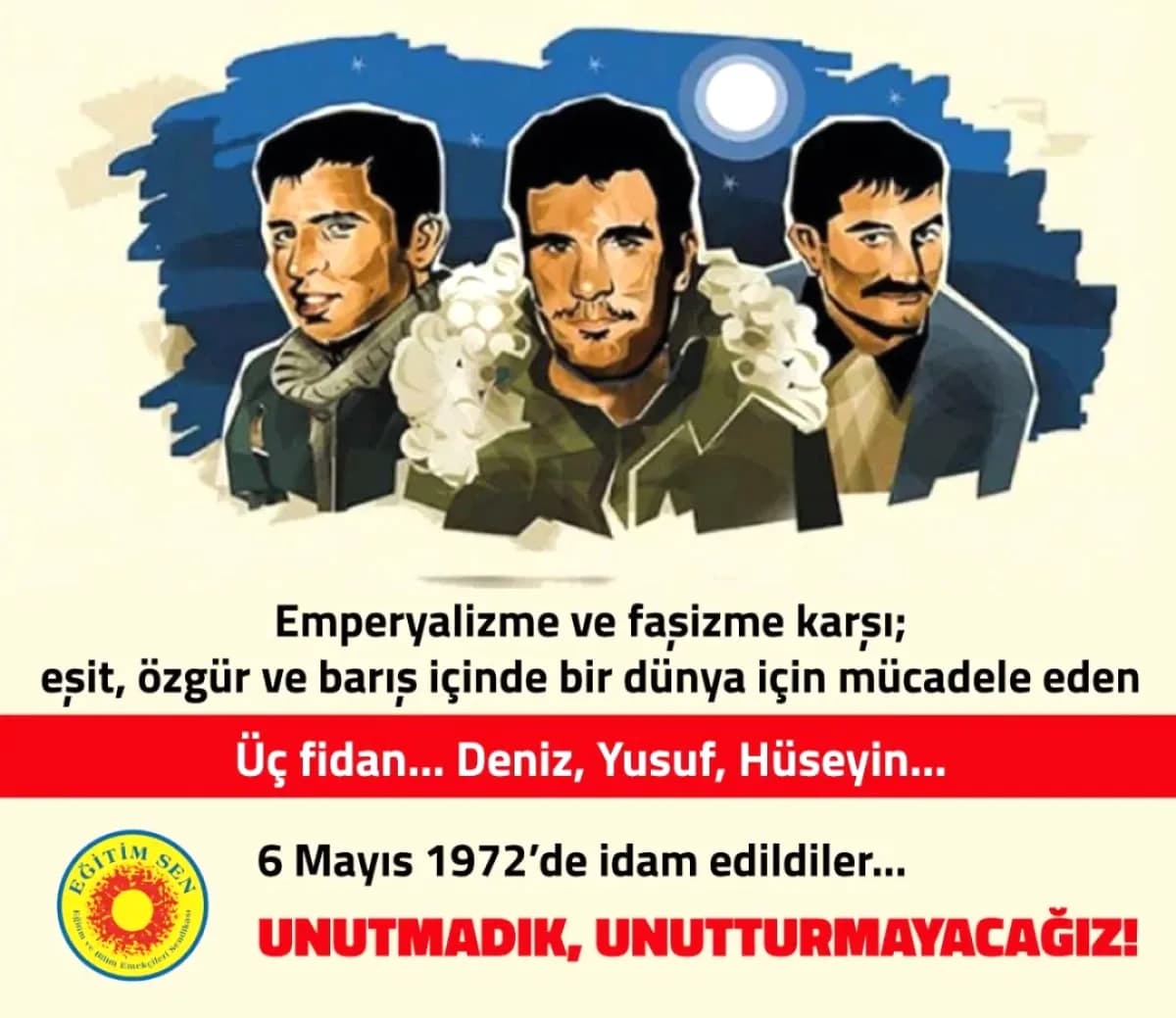 Eğitim Sen Adana'dan 6 Mayıs 1972 Anması: 'Unutmadık, Unutturmayacağız' Eğitim Sen Adana'dan 6 Mayıs 1972 Anması: 'Unutmadık, Unutturmayacağız'