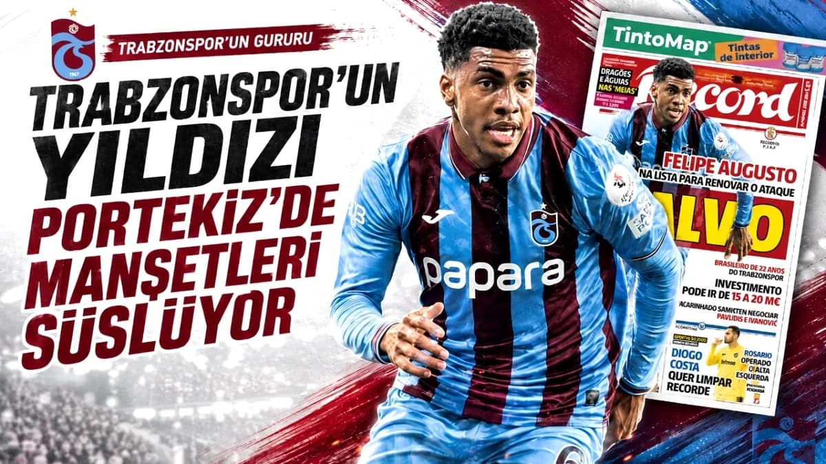 Trabzonspor'un Brezilyalı Yıldızı Felipe Augusto Benfica'nın Radarında Trabzonspor'un Brezilyalı Yıldızı Felipe Augusto Benfica'nın Radarında