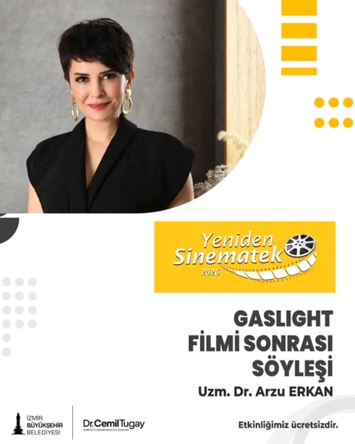 İzmir'de Sinema Tarihine Yolculuk: Gaslight Gösterimi ve Söyleşi İzmir'de Sinema Tarihine Yolculuk: Gaslight Gösterimi ve Söyleşi