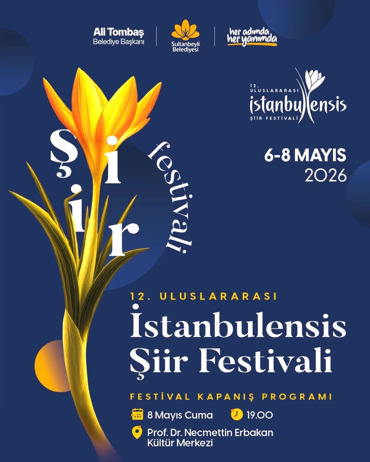 Sultanbeyli'de Şiir Festivali Final Konseri Yarın Sultanbeyli'de Şiir Festivali Final Konseri Yarın