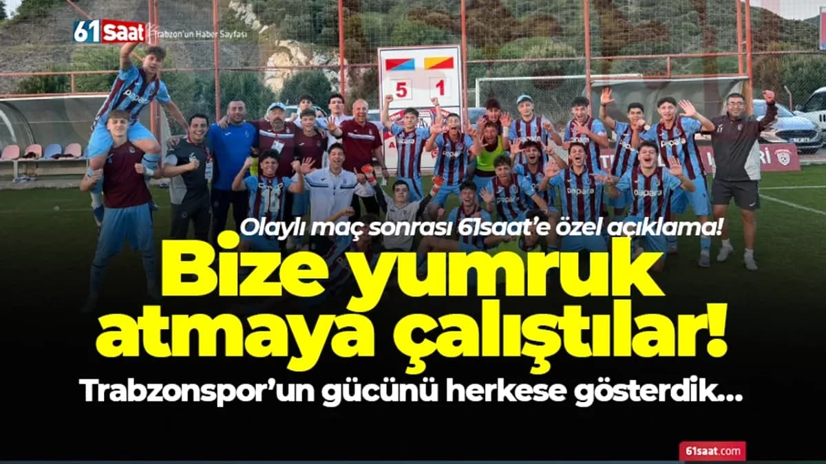 Trabzonspor U16, 8 Kişiyle 5-1'lik Tarihi Galibiyet Aldı: 4 Kırmızı Kart Trabzonspor U16, 8 Kişiyle 5-1'lik Tarihi Galibiyet Aldı: 4 Kırmızı Kart