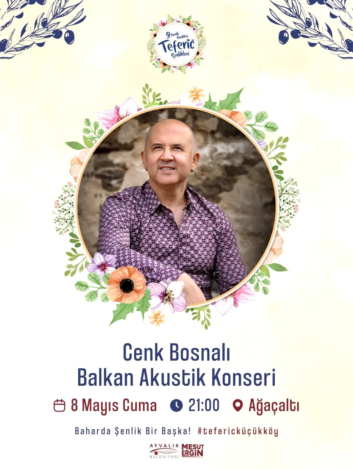 Küçükköy Teferiç Şenlikleri'nde Cenk Bosnalı Konseri: Ücretsiz Ulaşım İmkanı Küçükköy Teferiç Şenlikleri'nde Cenk Bosnalı Konseri: Ücretsiz Ulaşım İmkanı