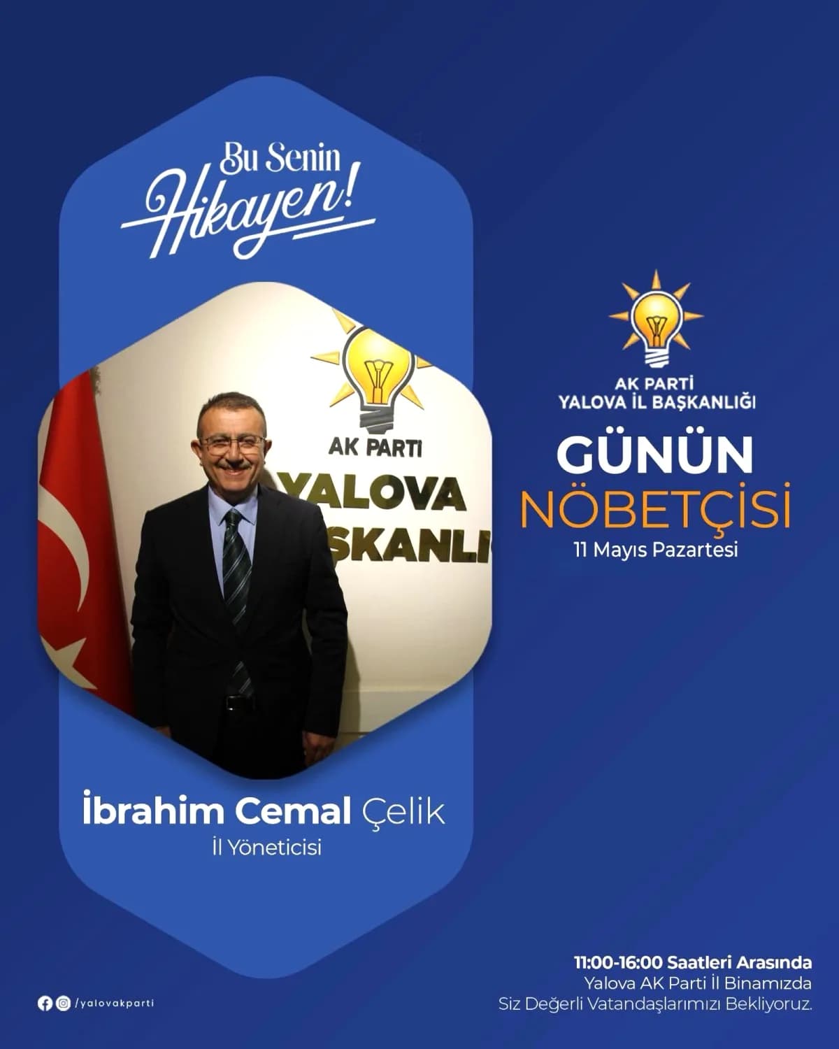 AK Parti Yalova'da Vatandaşla Doğrudan İletişim: İl Başkanı Çelik Nöbetçi AK Parti Yalova'da Vatandaşla Doğrudan İletişim: İl Başkanı Çelik Nöbetçi
