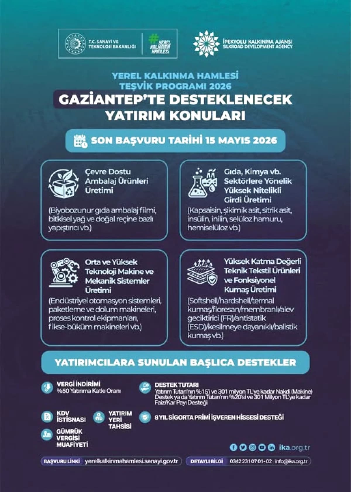 Gaziantep'te Yerel Kalkınma Hamlesi Başvuruları İçin Son 3 Gün! Gaziantep'te Yerel Kalkınma Hamlesi Başvuruları İçin Son 3 Gün!