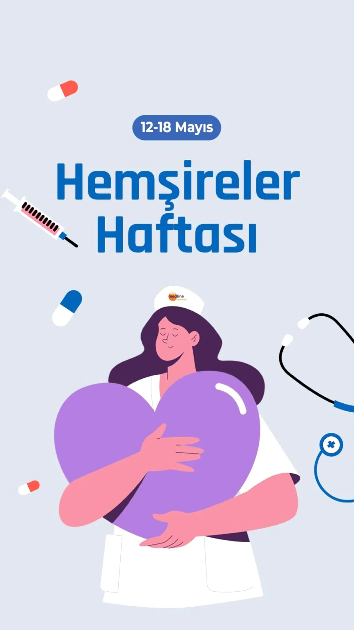 Özel Medline Adana Hastanesi'nden Hemşireler Haftası'nda Anlamlı Mesaj Özel Medline Adana Hastanesi'nden Hemşireler Haftası'nda Anlamlı Mesaj