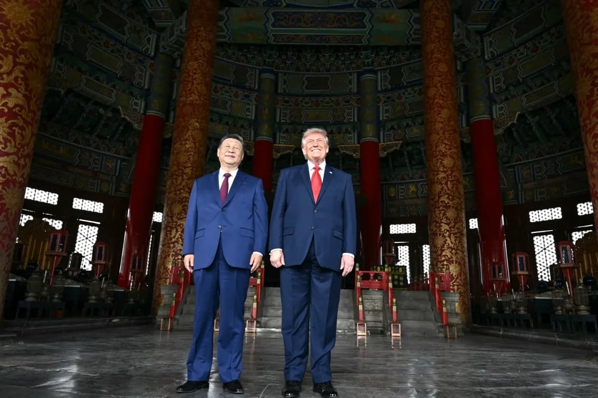 Trump ve Xi Jinping Pekin'de Kritik Zirvede Buluştu Trump ve Xi Jinping Pekin'de Kritik Zirvede Buluştu