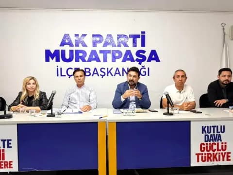 Muratpaşa AK Parti'den Haftalık Toplantı: Tuncay Hayta Yönetimi Masaya Yatırdı Muratpaşa AK Parti'den Haftalık Toplantı: Tuncay Hayta Yönetimi Masaya Yatırdı