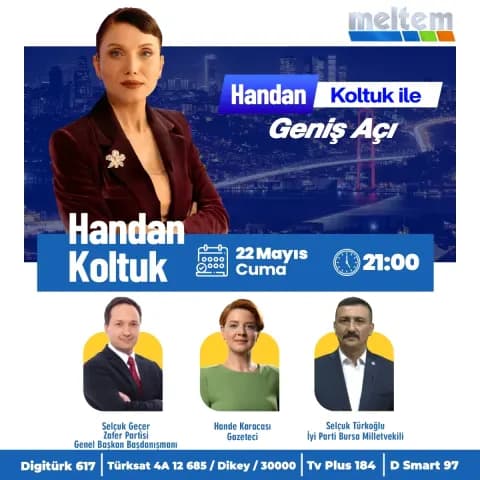 İYİ Parti Bursa Milletvekili Türkoğlu Meltem TV'de canlı yayında İYİ Parti Bursa Milletvekili Türkoğlu Meltem TV'de canlı yayında