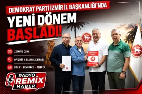 Demokrat Parti İzmir'de Yeni Dönem: Gürcan Ötegengil Görevi Devraldı Demokrat Parti İzmir'de Yeni Dönem: Gürcan Ötegengil Görevi Devraldı