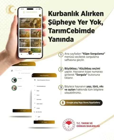 Adana'da Kurbanlık Takip Artık Bir Tık Uzağınızda: Tarım Cebimde Uygulaması Adana'da Kurbanlık Takip Artık Bir Tık Uzağınızda: Tarım Cebimde Uygulaması