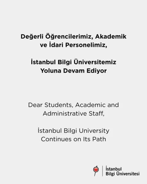 İstanbul Bilgi Üniversitesi Eğitime Devam Edecek: Cumhurbaşkanlığı Onayı Çıktı İstanbul Bilgi Üniversitesi Eğitime Devam Edecek: Cumhurbaşkanlığı Onayı Çıktı