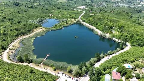 Ordu'daki Gaga Gölü Doğaseverlerin Yeni Gözdesi Oldu Ordu'daki Gaga Gölü Doğaseverlerin Yeni Gözdesi Oldu