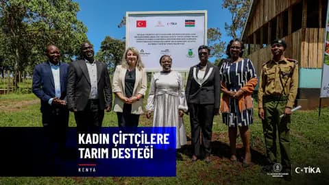 TİKA Kenya'da Kadın Çiftçilere Tarım Desteği Sağlıyor TİKA Kenya'da Kadın Çiftçilere Tarım Desteği Sağlıyor