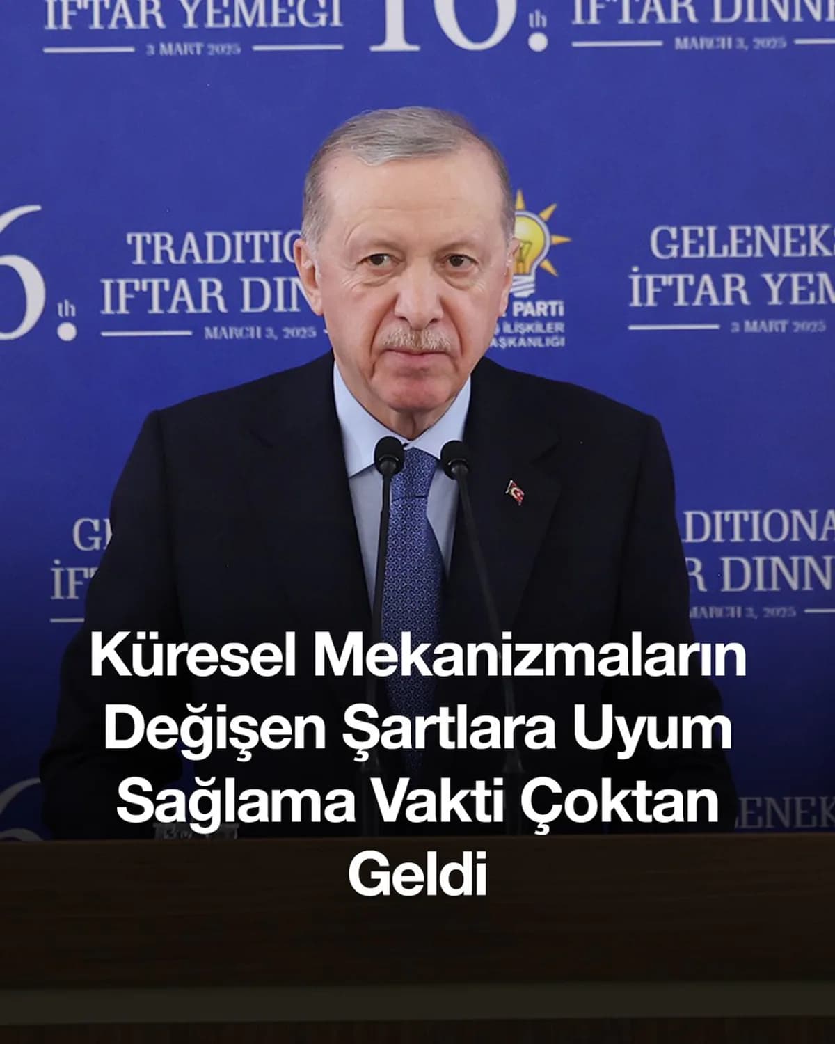 Türkiye Cumhurbaşkanı Erdoğan: Dünya beşten büyüktür şiarıyla mücadele Türkiye Cumhurbaşkanı Erdoğan: Dünya beşten büyüktür şiarıyla mücadele