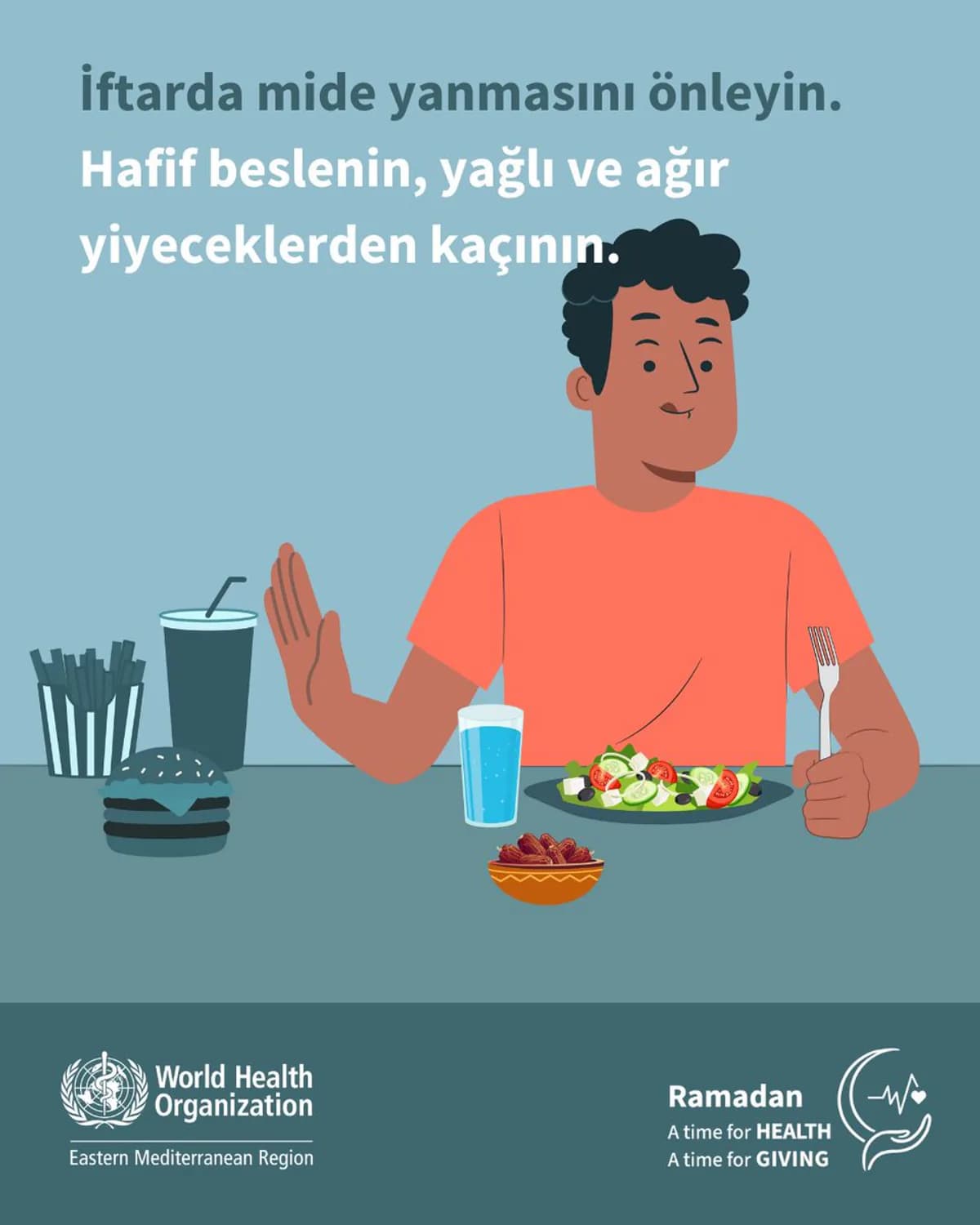 Ramazan İftarında Mide Rahatsızlıklarını Önlemek İçin Sağlık Önerileri Ramazan İftarında Mide Rahatsızlıklarını Önlemek İçin Sağlık Önerileri