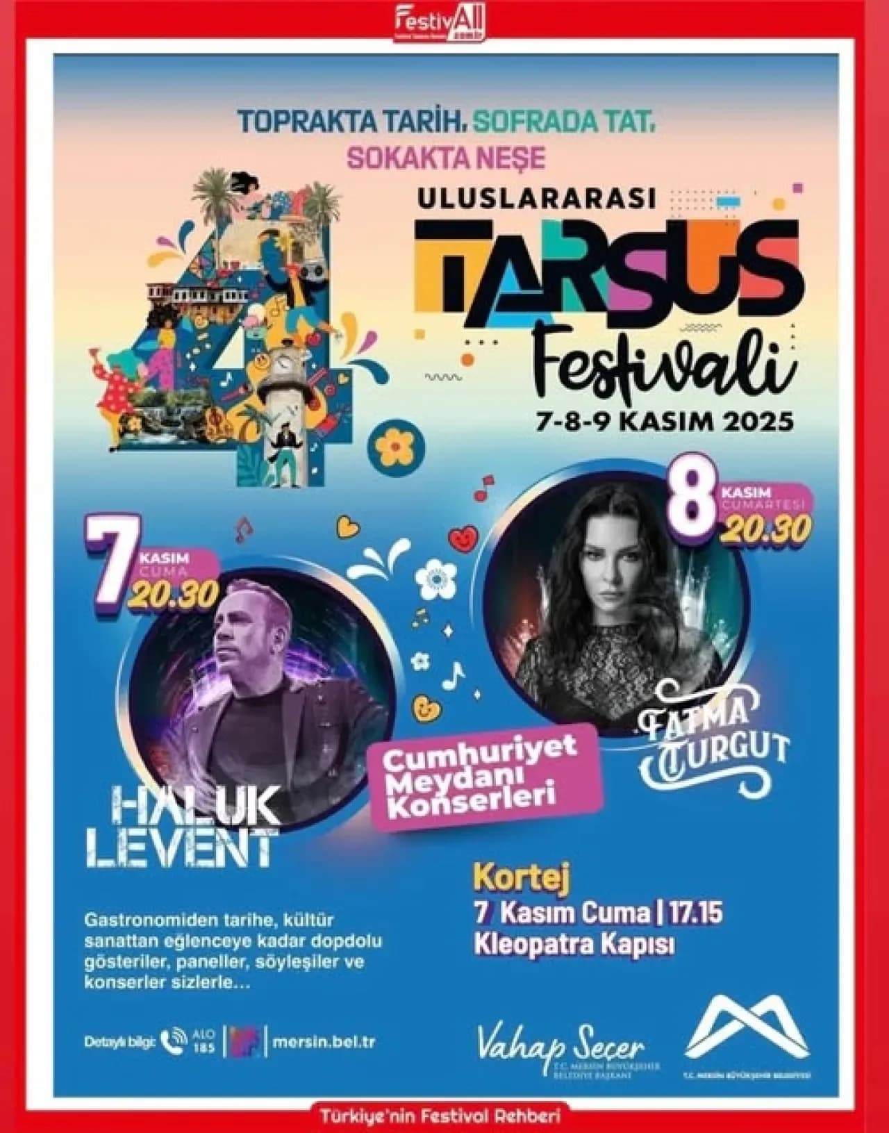Uluslararası Tarsus Festivali, Kasım'da Kültür ve Sanatla Renklenecek Uluslararası Tarsus Festivali, Kasım'da Kültür ve Sanatla Renklenecek