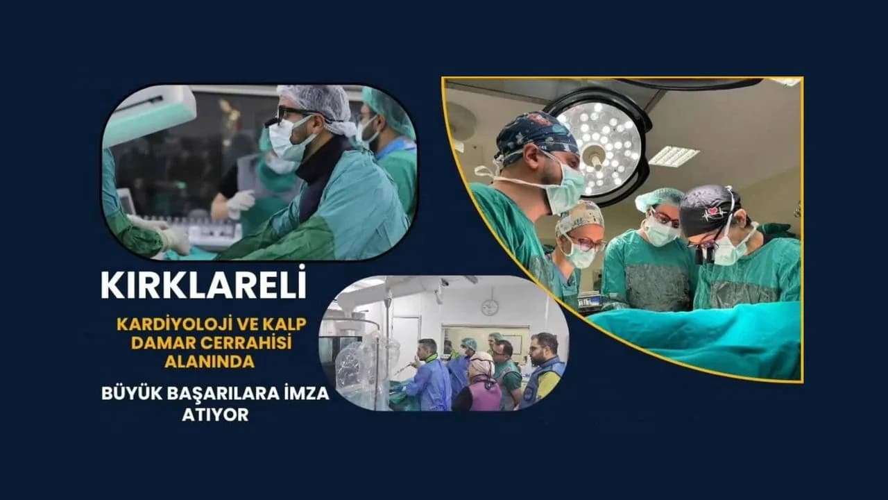 Kırklareli'nde Kalp Hastaları İçin Kritik Gelişme: 7/24 Anjiyo ve Cerrahi İmkanlar Kırklareli'nde Kalp Hastaları İçin Kritik Gelişme: 7/24 Anjiyo ve Cerrahi İmkanlar
