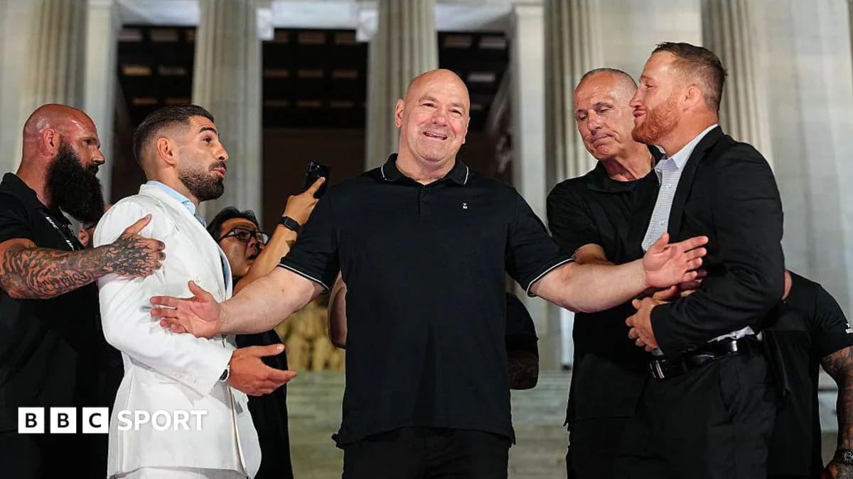 Beyaz Saray'da Tarihi İlk: UFC Freedom 250 Öncesi Topuria ve Gaethje Gerildi Beyaz Saray'da Tarihi İlk: UFC Freedom 250 Öncesi Topuria ve Gaethje Gerildi