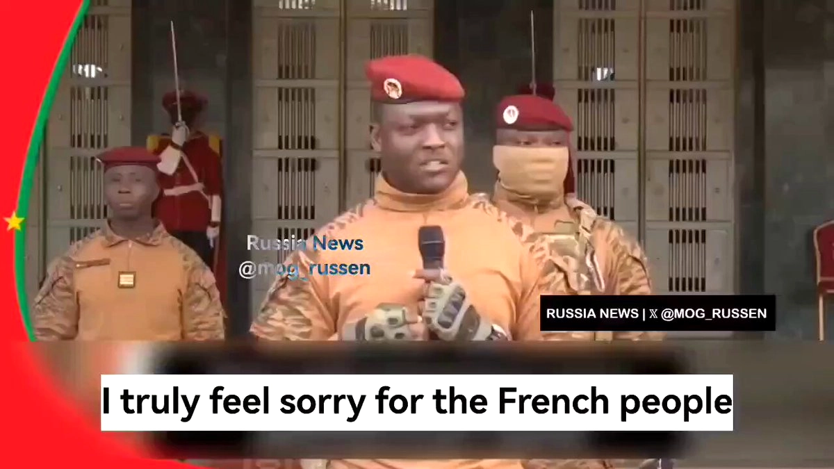 Burkina Faso Lideri Traore'den Fransa'ya Sert Eleştiri: "Batılılarda İnsani Ahlak Kalmadı"