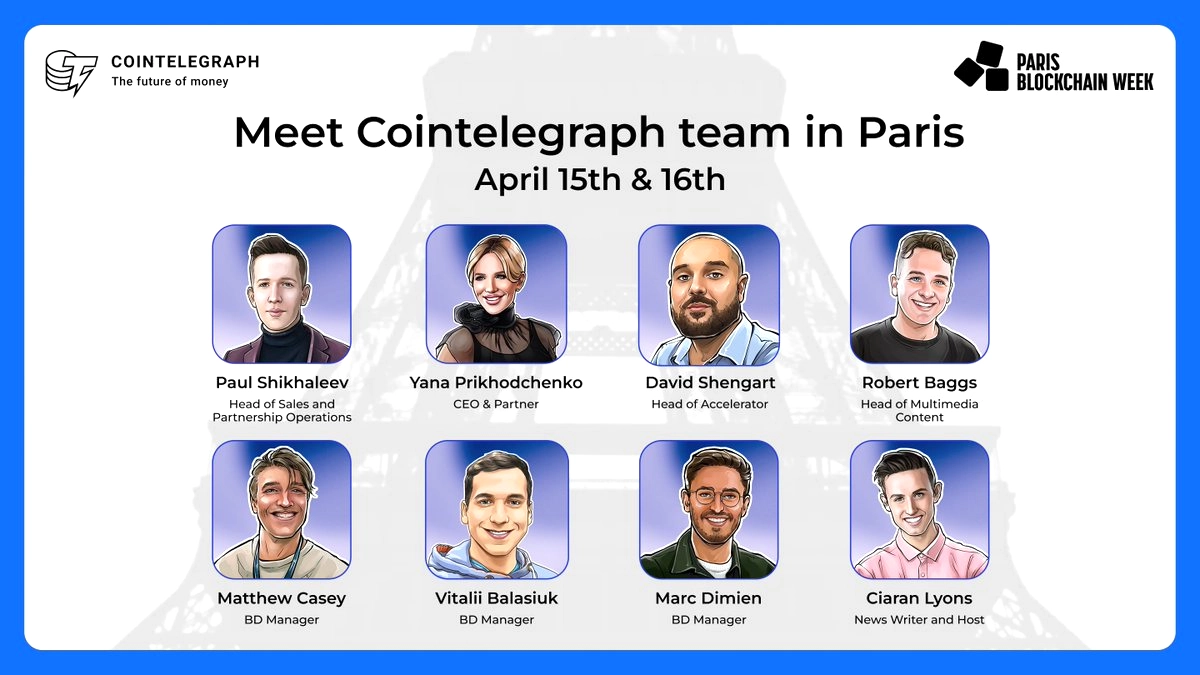 ParisBlockWeek’te Cointelegraph ile Buluşun: Canlı Yayınlar