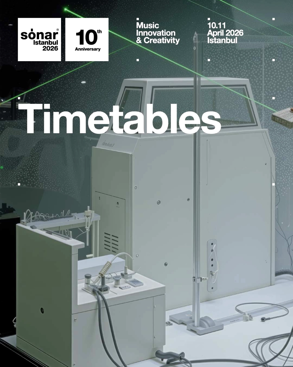 Sonar İstanbul 10. Yıl Açılışı: Zorlu PSM'de Geceyi Planla!