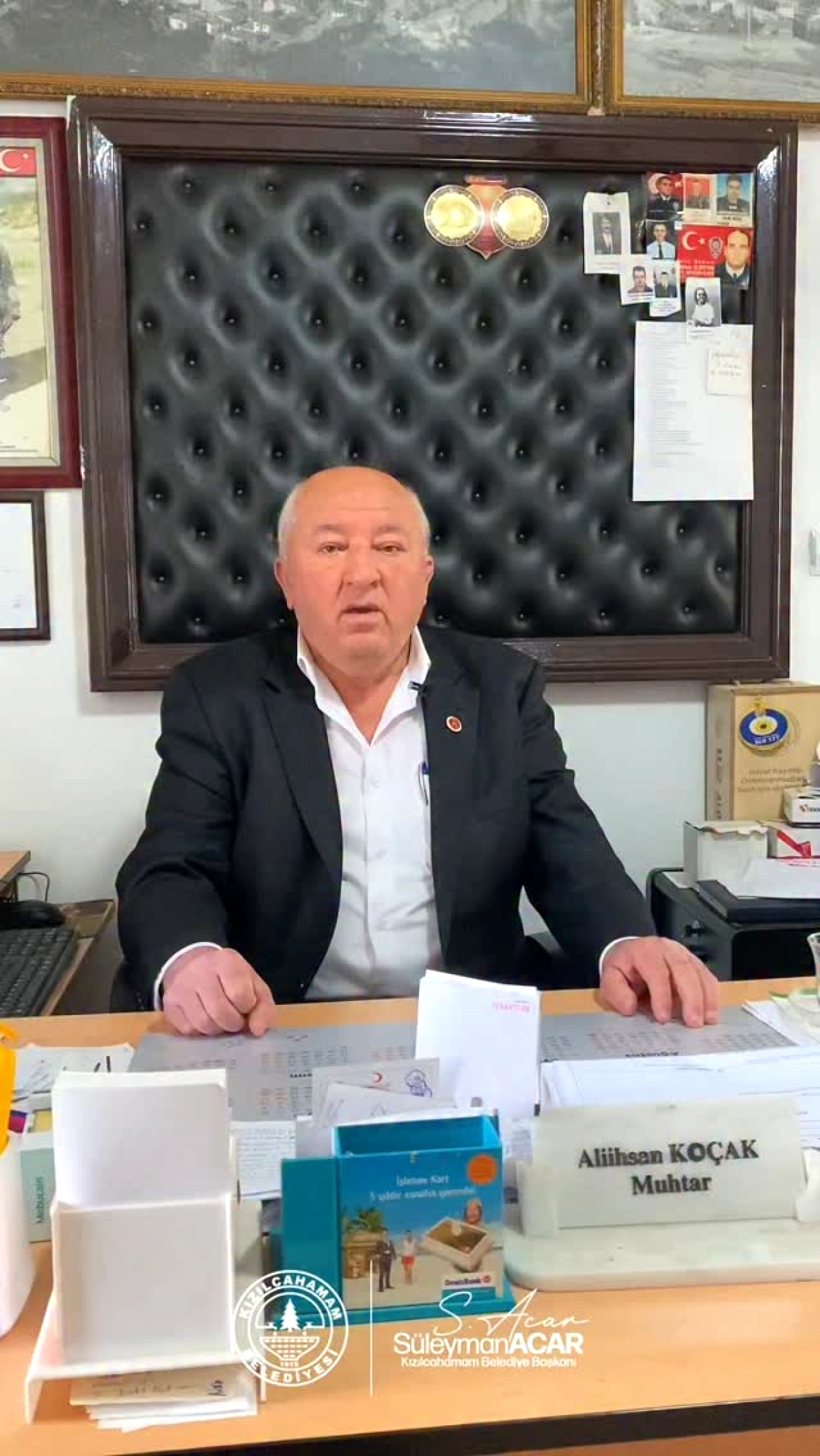 Akçay Mahallesi Muhtarına Hayırlı Cumalar Mesajı