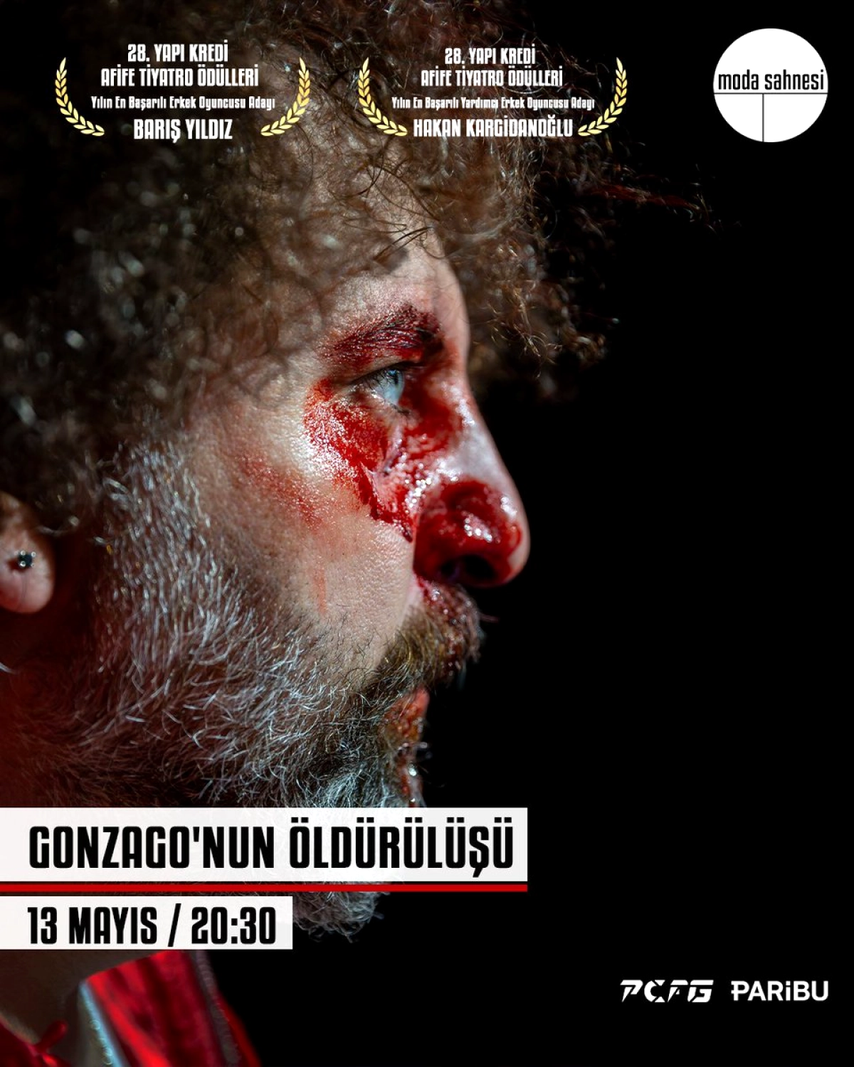 Gonzago'nun Öldürülüşü 13 Mayıs'ta Moda Sahnesi'nde