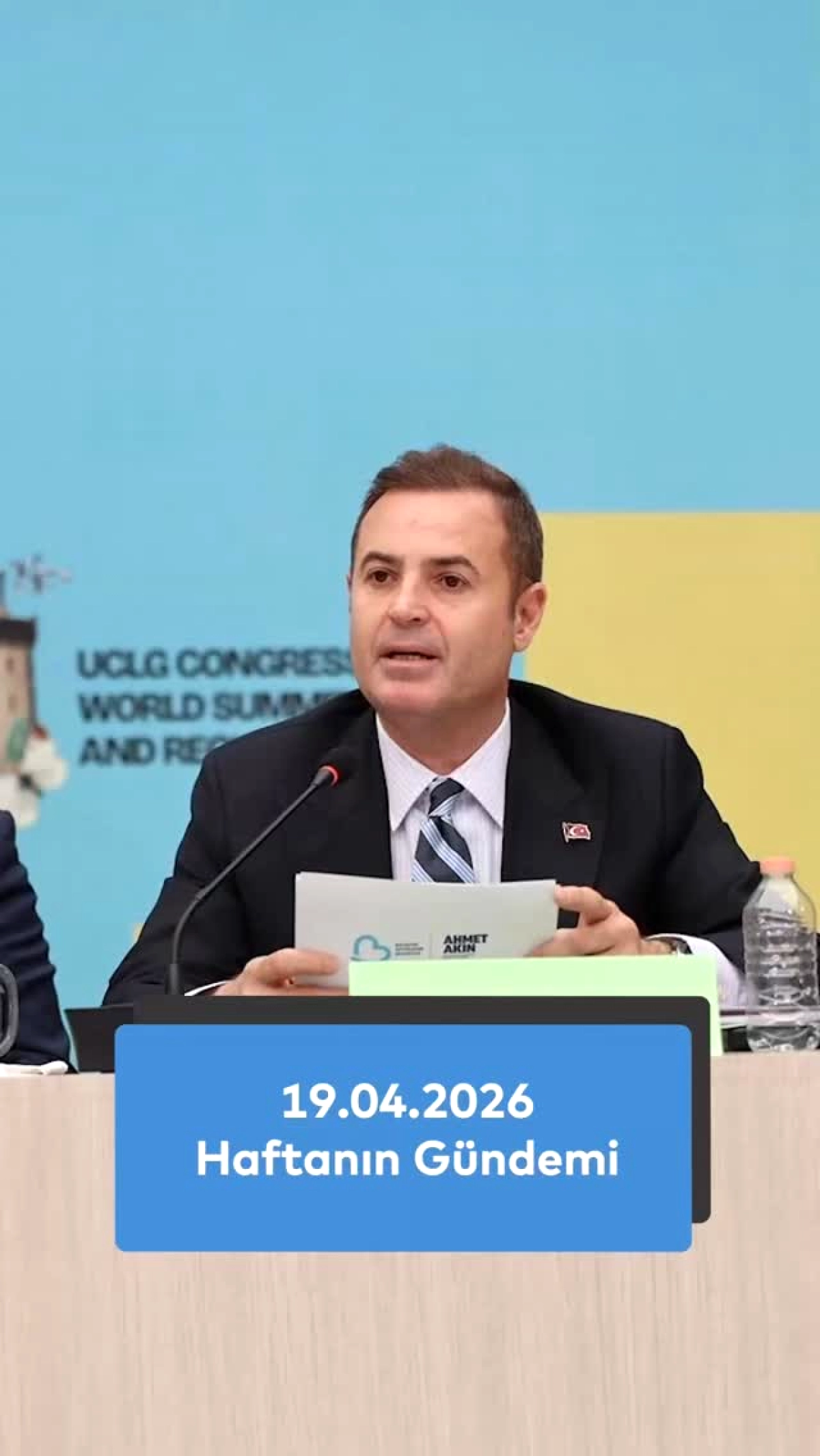 Balıkesir Belediye Başkanı Meksika'da Dünya Yerel Yönetimler Zirvesi'nde