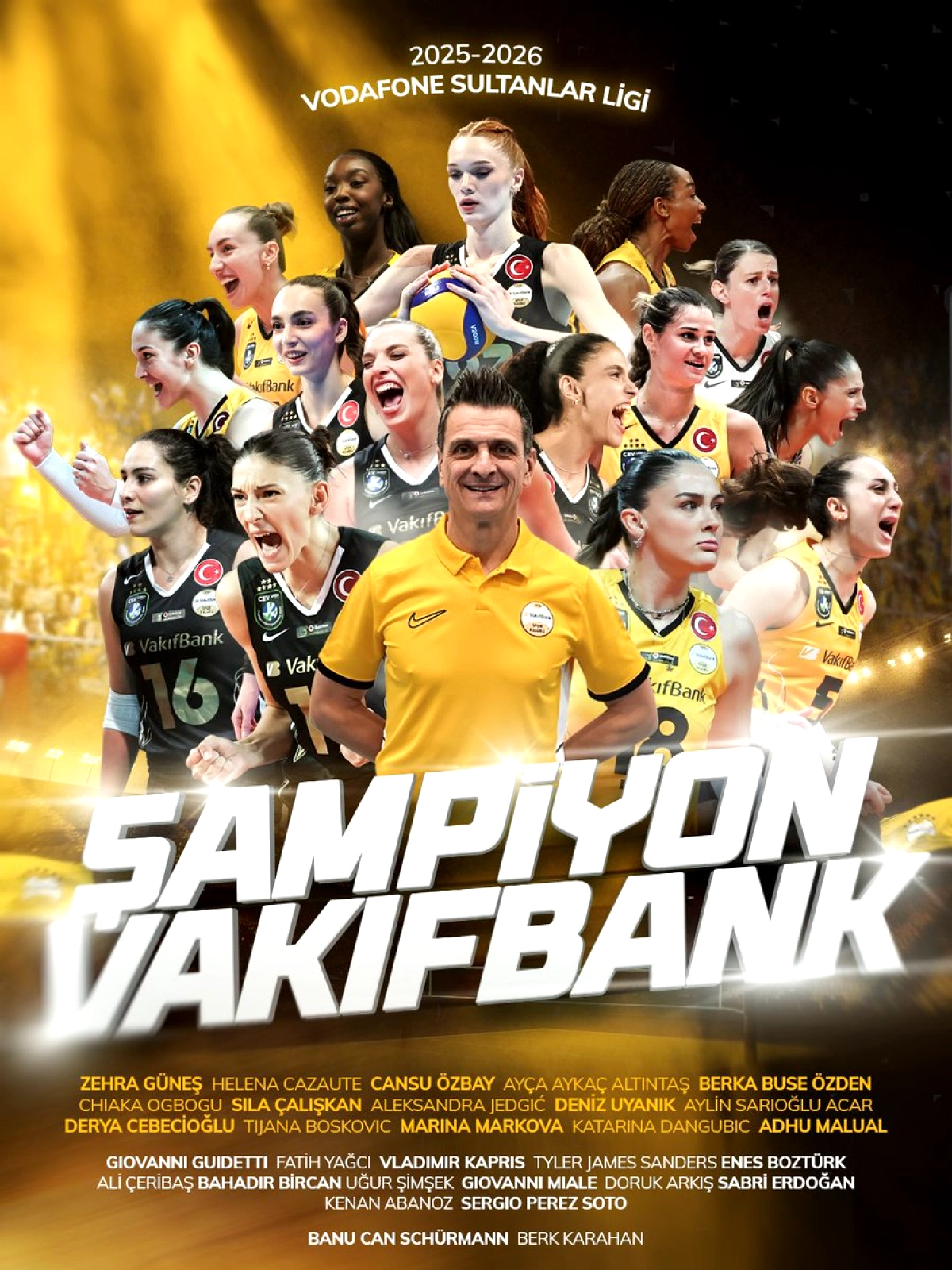 VakıfBank Şampiyonluğu İçin Tebrik Yağdı: Anahtar Parti Genel Başkanı Ağıralioğlu'ndan Kutlama