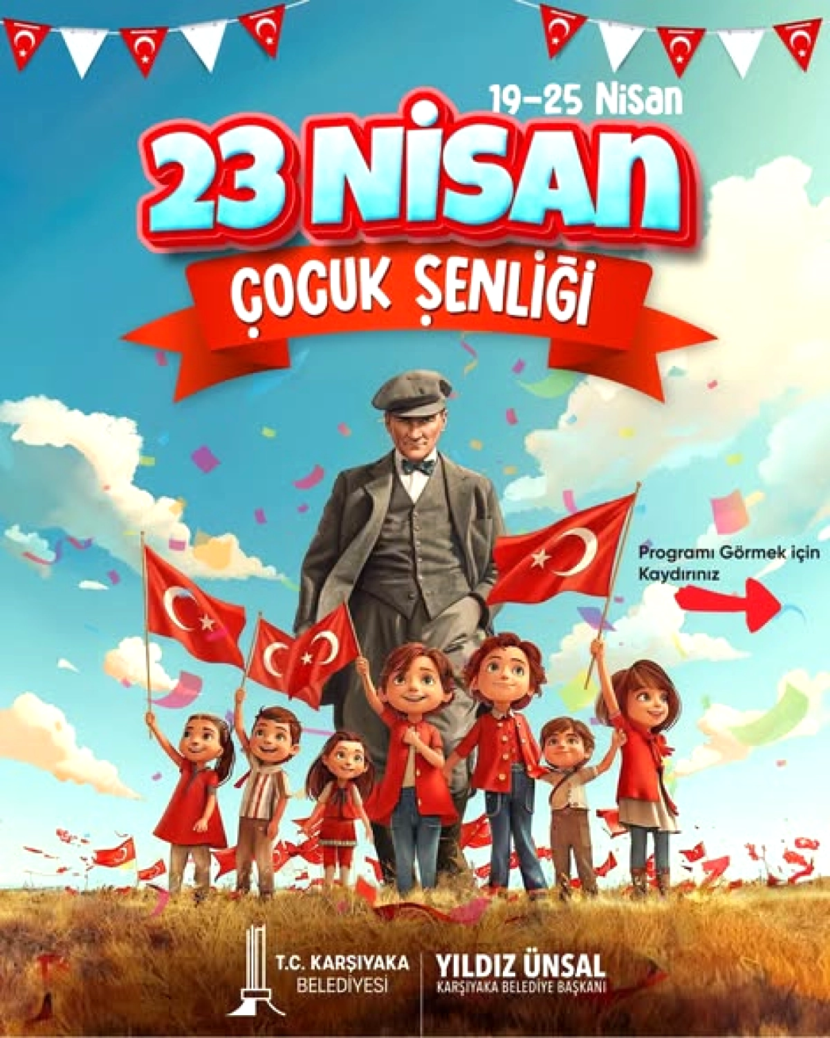 Karşıyaka'da 23 Nisan Coşkusu: Çocuk Şenliği Tüm İlçeye Yayılacak