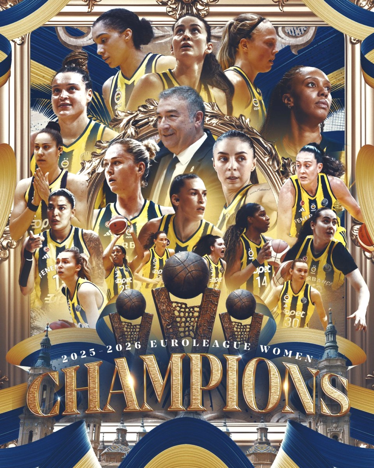Fenerbahçe Opet, EuroLeague Women'da Üçüncü Kez Şampiyon Oldu