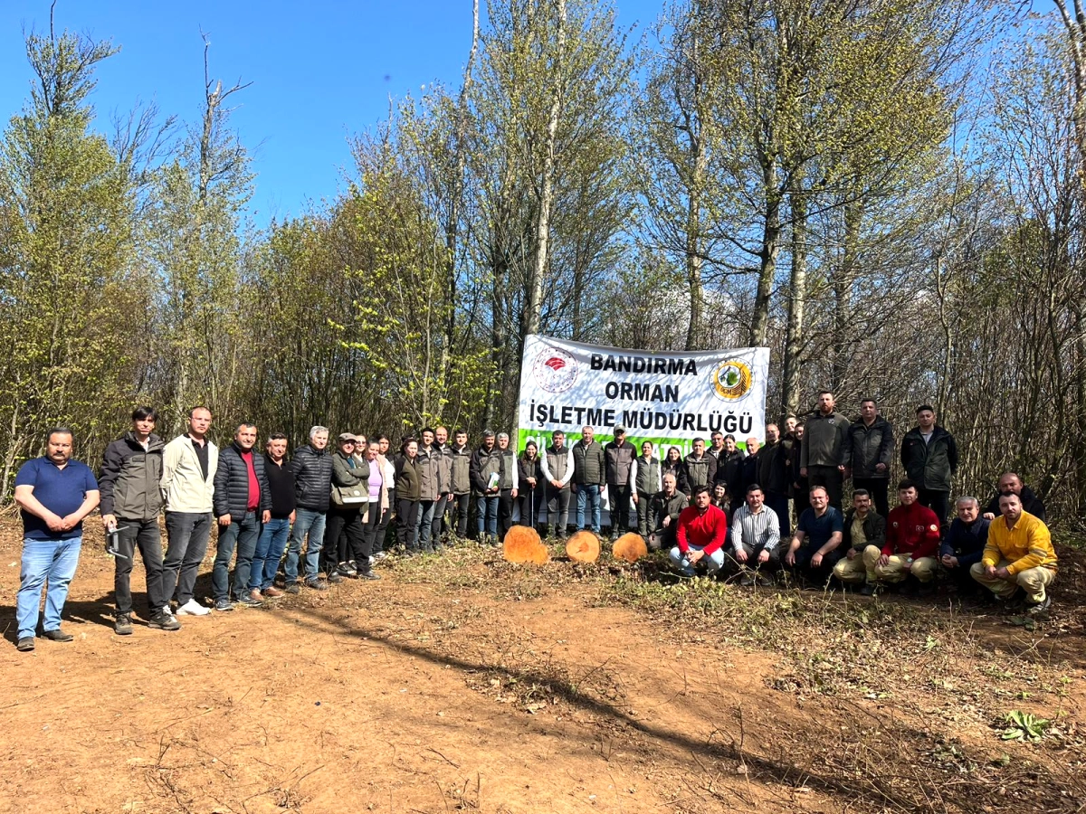 Balıkesir'de Genç Orman Mühendisleri Sahada Eğitim Aldı
