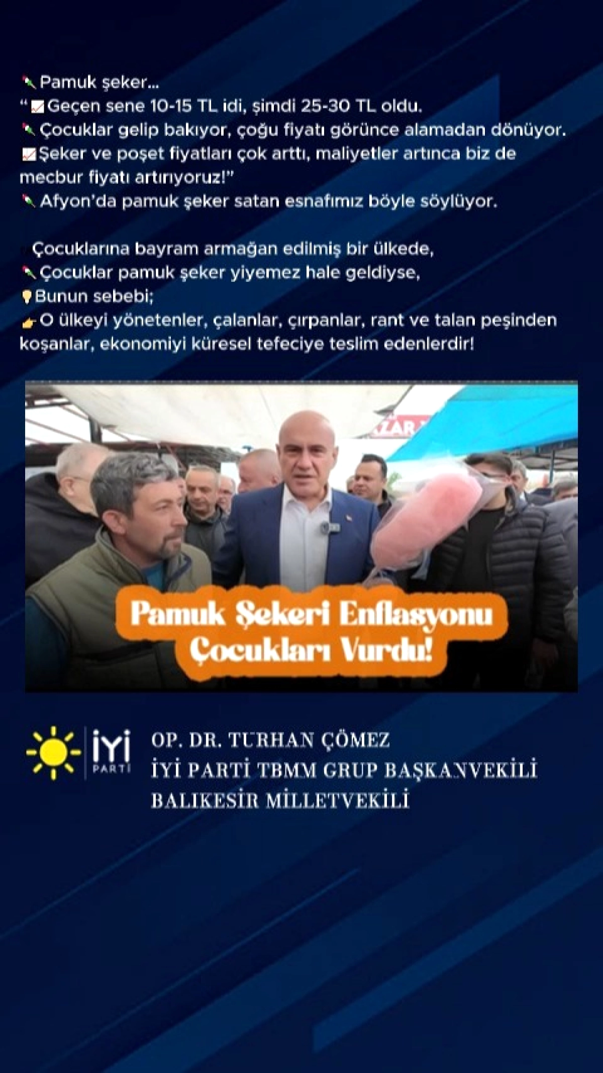 Afyon'da Pamuk Şeker Fiyatları 2 Katına Çıktı: Çocuklar Alamadan Dönüyor