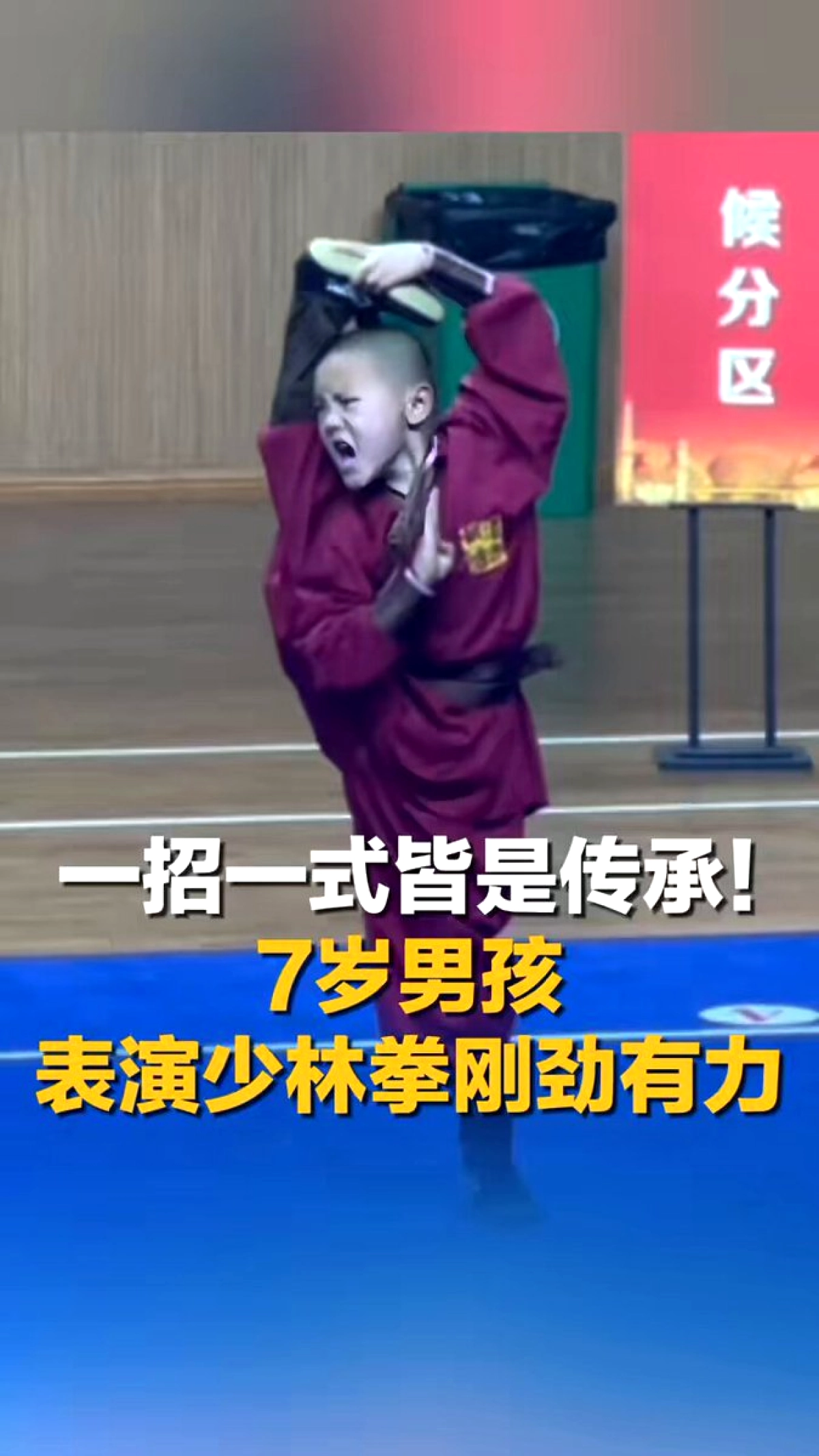 7 Yaşındaki Çocuk Shaolin Kung Fu Performansıyla Jüriyi Büyüledi